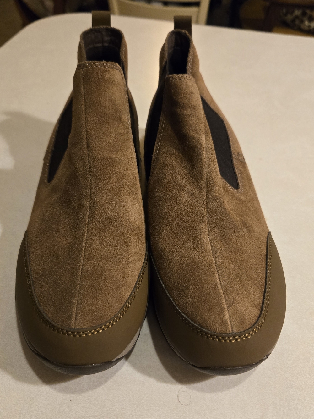 Easy Spirit Womens Exceed Padded Insole Ankle Chelsea Boots Shoes Dark Brown 10W